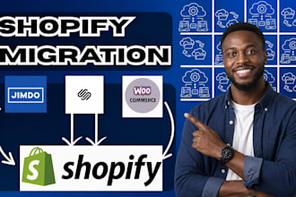 execute ecommerce migration clone website  convert jimdowebsite to shopify store