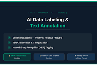 label and annotate text data for ai training