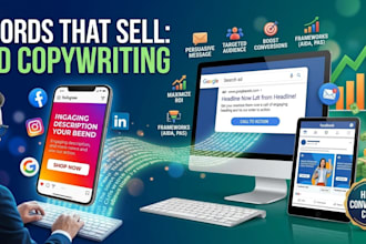 create compelling ad copy for google, meta, and email marketing companies