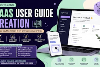 create saas user guides onboarding documentation and knowledge base content