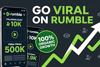do organic rumble promotion rumble channel and video promotion