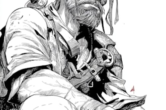 illustrate comic book characters and action scenes