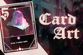 draw card art for trading card games