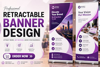 design retractable banner roll up banner pull up banner design