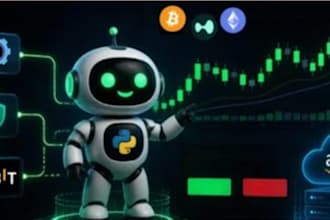 build crypto automatic algo trading bot for arbitrage, dca, swing, spot trading