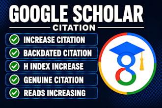 increase google scholar citation, backdated citation, h index