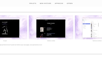 create and design a website
