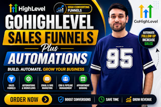 design gohighlevel sales funnels gohighlevel automations