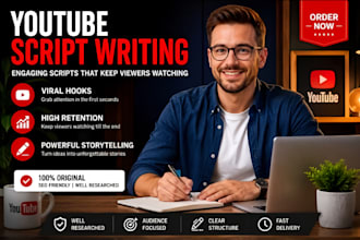 write youtube scripts for viral storytelling and retention