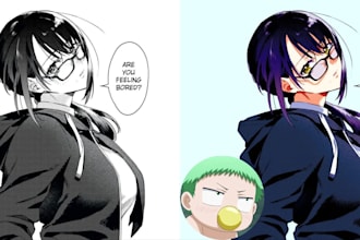 translate and color your manga, manhwa or manhua panels