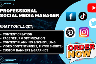 be your social media manager, content creator, and social media marketing manage