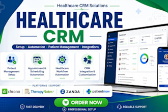 setup drchrono ehr charmehr patientnow therapynotes zanda salepro healthcare crm