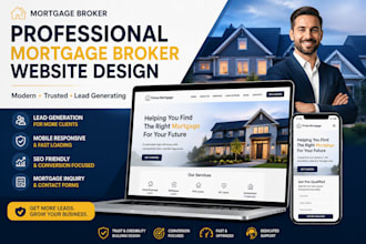 design a professional mortgage broker website