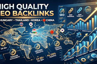 do high quality SEO hungarian vietnam korea asian backlinks for google ranking