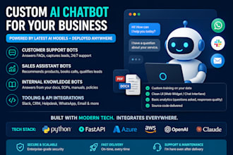develop an ai chatbot or application