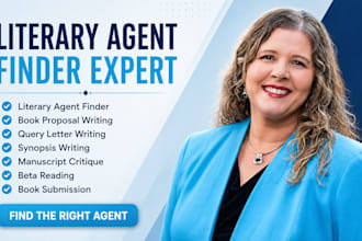 find literary agents, write query letters and book proposals