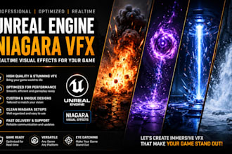 create unreal engine niagara realtime vfx for your game