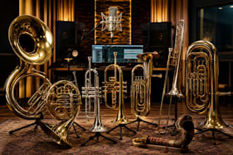 record trumpet cornet flugelhorn, frenchhorn,trombone sousaphone and baritone