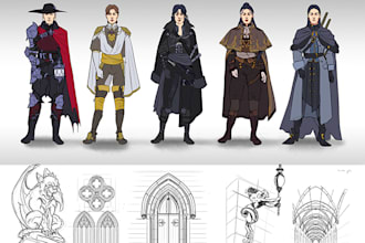 create a fantasy illustration