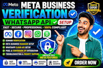 setup meta business suite, whatsapp API, meta business verification