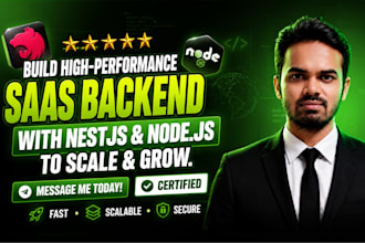 build high performance saas backend with nestjs, nodejs