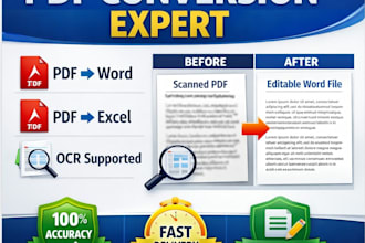 can I do accurate PDF conversion with ocr support