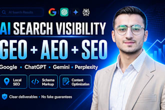 optimize your website for GEO, aeo, SEO, chatgpt, gemini and ai search