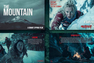 create a pitch deck presentation for your film, TV, web series or podcast