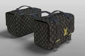design and render realistic 3d luxury bag, back pack, hand bag, tote bag, purses