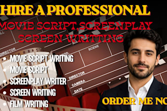 write a professional movie script, screenplay, TV script, or web series script