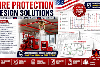 fire sprinkler design fire alarm design hydraulic calculations life safety plan