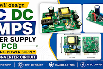 design ac dc smps power supply pcb switching power supply and converter circuit