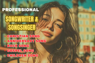 be your female christian rock singer gospel vocalist songwriter children song