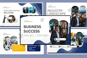 design business presentation company profile presentation redesign pitch deck