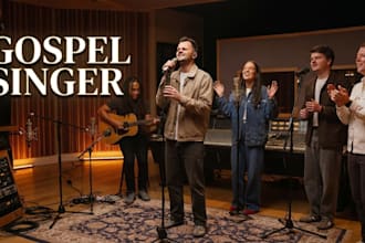 record contemporary gospel choir, worship and background vocals