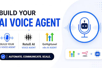 build your ai voice agent, retell ai voice agent, gohighlevel n8n ai agent