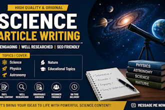 write science related articles