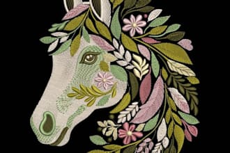 do embroidery digitizing design into dst pes pxf