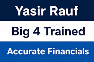 prepare professional financial statements as an acca and expwc accountant