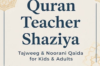 teach quran with tajweed for kids and adults