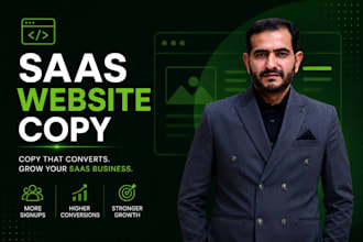 write saas website copy that converts visitors into customers