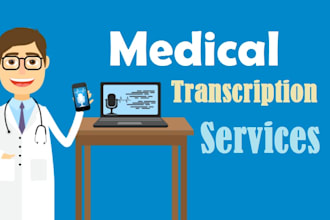 audio to text medical transcription
