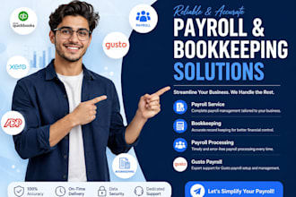 do payroll service, bookkeeping, payroll processing, and gusto payroll
