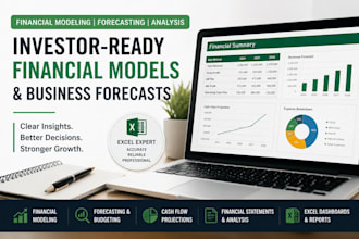 build investor ready financial models and business forecasts