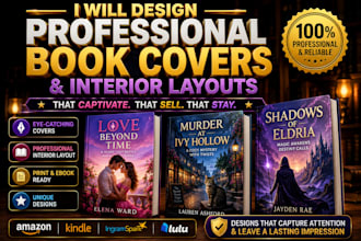 do cozy book cover design, cozy book editing ,and developmental editing