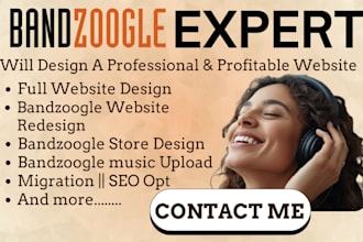 bandzoogle store design bandzoogle website bandzoogle page redesign merch store