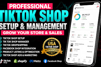 do tiktok shop setup tik tok shop tiktok dropshipping shop manager