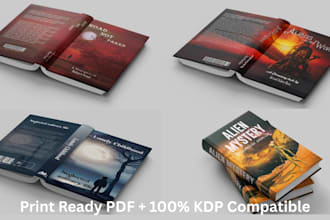 design or fix your amazon KDP paperback cover