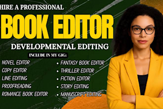 developmental edit fantasy story, romance book editor