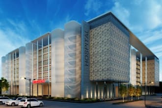 create photorealistic hospital, clinic, and healthcare facility 3d renderings